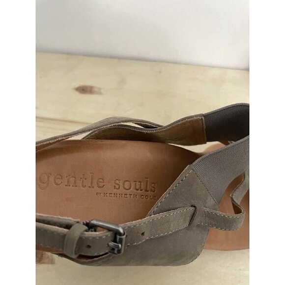 Gentle Souls by Kenneth Cole Size 9M Wedge Sandals Comfort Shoe Irwin - Picture 10 of 11